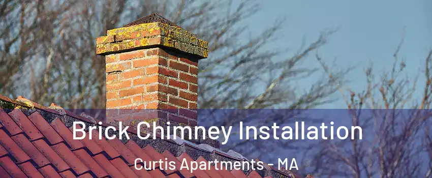 Brick Chimney Installation Curtis Apartments - MA