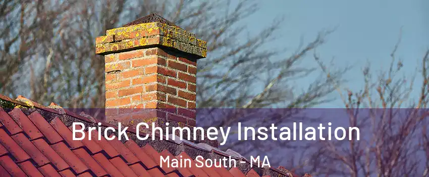 Brick Chimney Installation Main South - MA