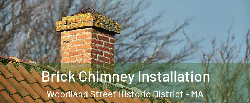 Brick Chimney Installation Woodland Street Historic District - MA