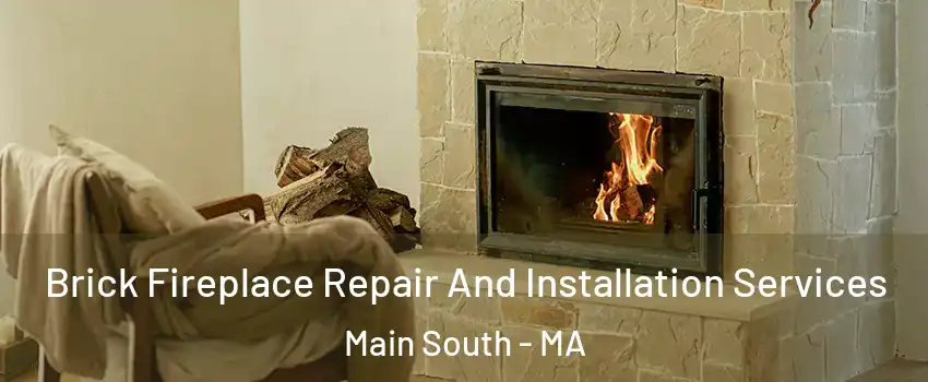 Brick Fireplace Repair And Installation Services Main South - MA