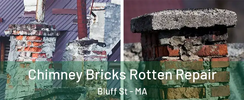 Chimney Bricks Rotten Repair Bluff St - MA