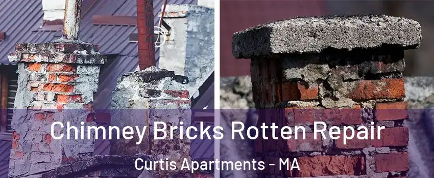 Chimney Bricks Rotten Repair Curtis Apartments - MA