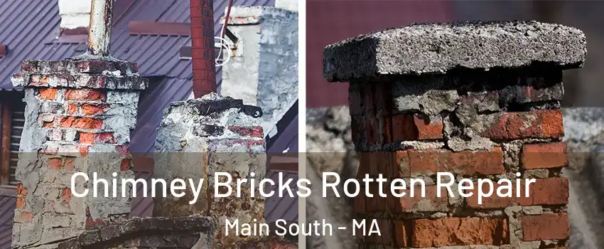 Chimney Bricks Rotten Repair Main South - MA