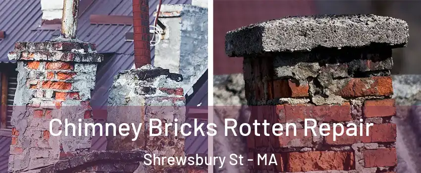 Chimney Bricks Rotten Repair Shrewsbury St - MA