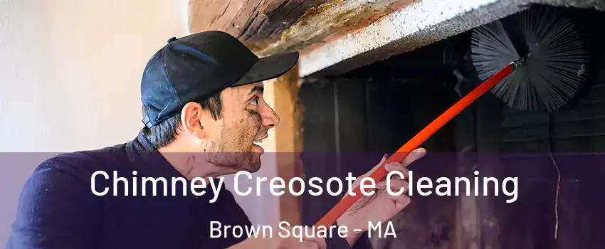 Chimney Creosote Cleaning Brown Square - MA