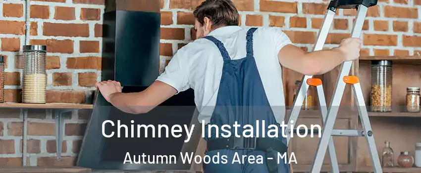 Chimney Installation Autumn Woods Area - MA