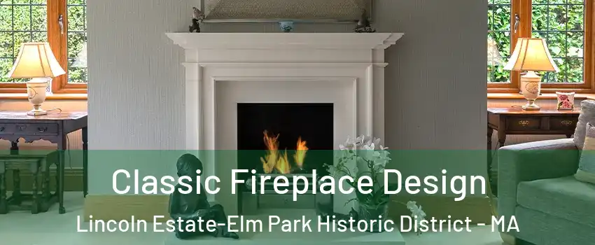 Classic Fireplace Design Lincoln Estate-Elm Park Historic District - MA