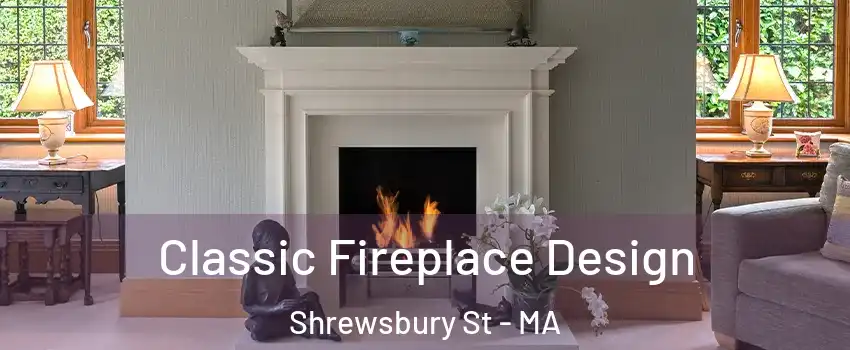 Classic Fireplace Design Shrewsbury St - MA