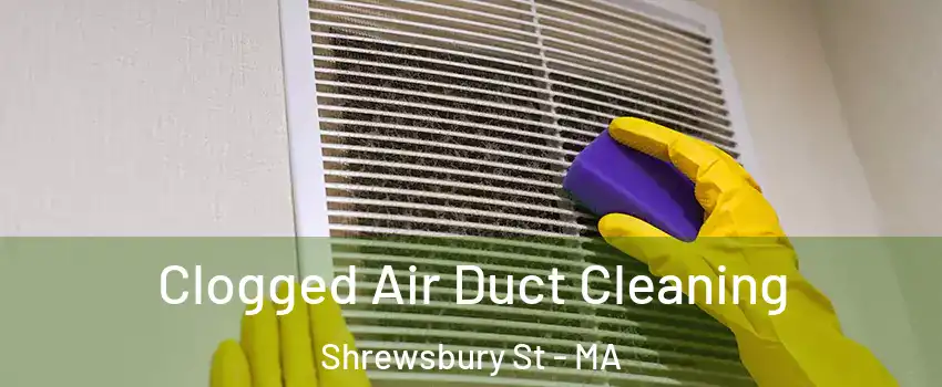 Clogged Air Duct Cleaning Shrewsbury St - MA