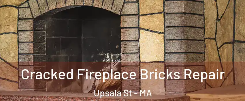 Cracked Fireplace Bricks Repair Upsala St - MA