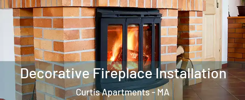 Decorative Fireplace Installation Curtis Apartments - MA