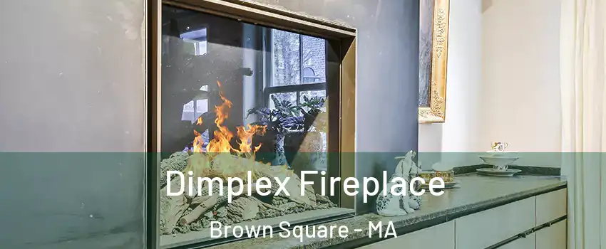 Dimplex Fireplace Brown Square - MA