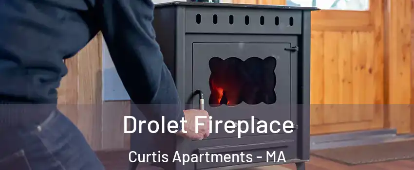 Drolet Fireplace Curtis Apartments - MA