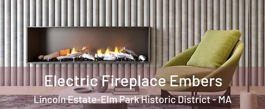 Electric Fireplace Embers Lincoln Estate-Elm Park Historic District - MA