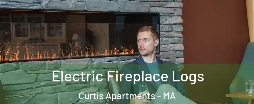 Electric Fireplace Logs Curtis Apartments - MA