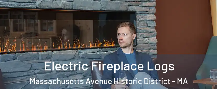 Electric Fireplace Logs Massachusetts Avenue Historic District - MA