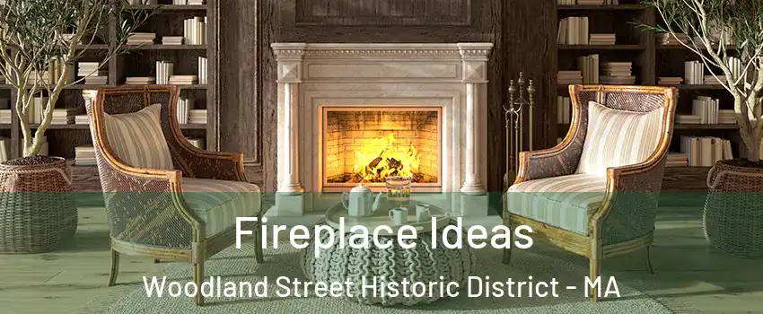 Fireplace Ideas Woodland Street Historic District - MA