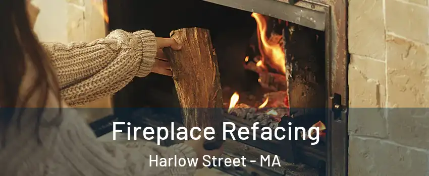 Fireplace Refacing Harlow Street - MA