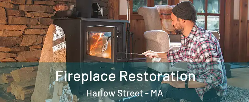 Fireplace Restoration Harlow Street - MA