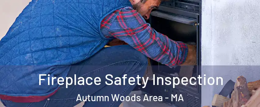 Fireplace Safety Inspection Autumn Woods Area - MA