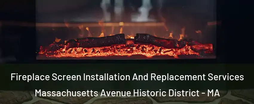 Fireplace Screen Installation And Replacement Services Massachusetts Avenue Historic District - MA