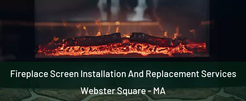 Fireplace Screen Installation And Replacement Services Webster Square - MA