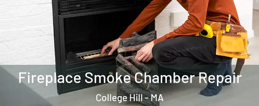 Fireplace Smoke Chamber Repair College Hill - MA