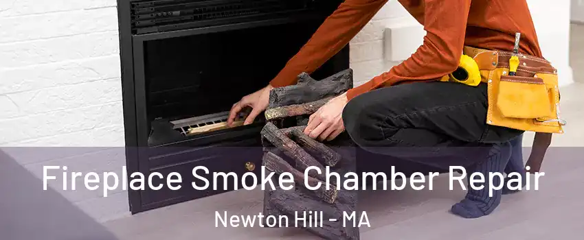 Fireplace Smoke Chamber Repair Newton Hill - MA