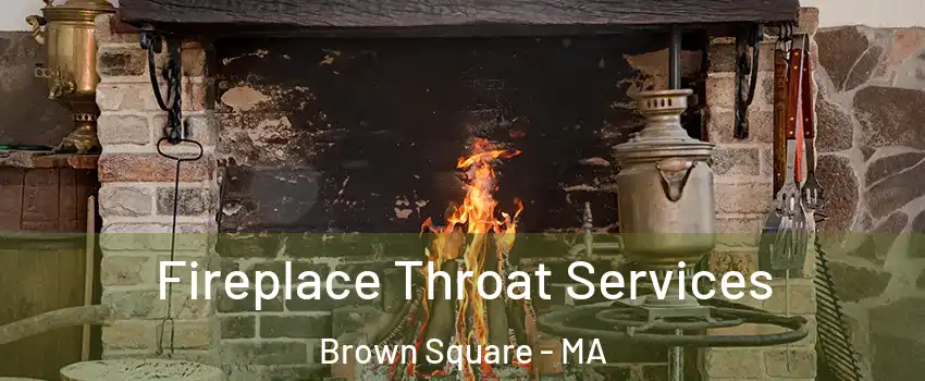 Fireplace Throat Services Brown Square - MA