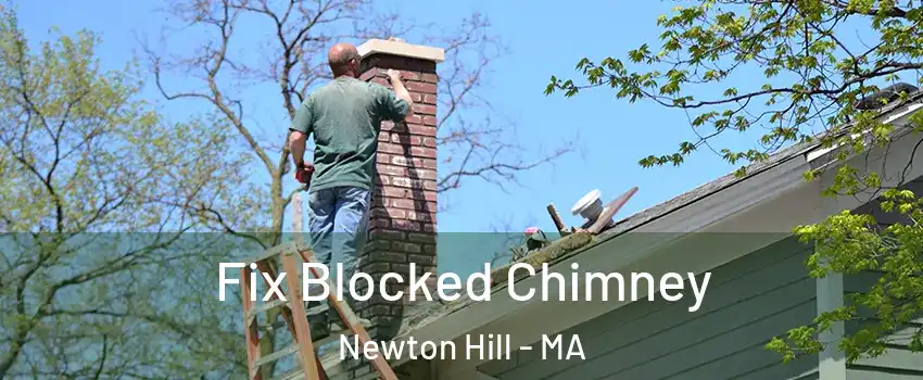 Fix Blocked Chimney Newton Hill - MA