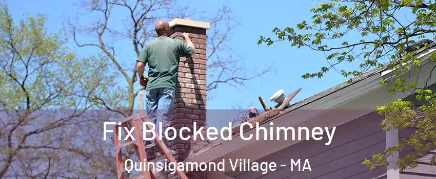 Fix Blocked Chimney Quinsigamond Village - MA