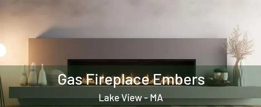 Gas Fireplace Embers Lake View - MA