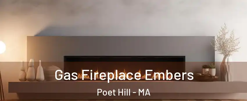 Gas Fireplace Embers Poet Hill - MA