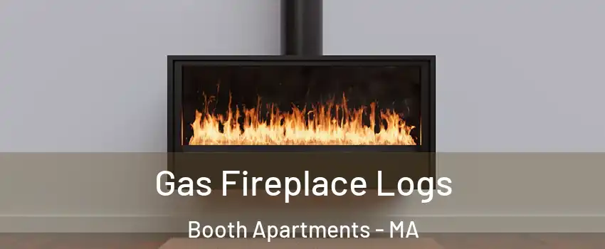 Gas Fireplace Logs Booth Apartments - MA