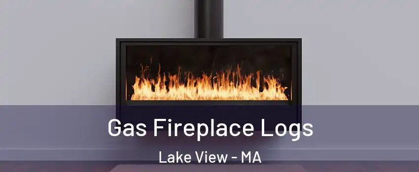 Gas Fireplace Logs Lake View - MA