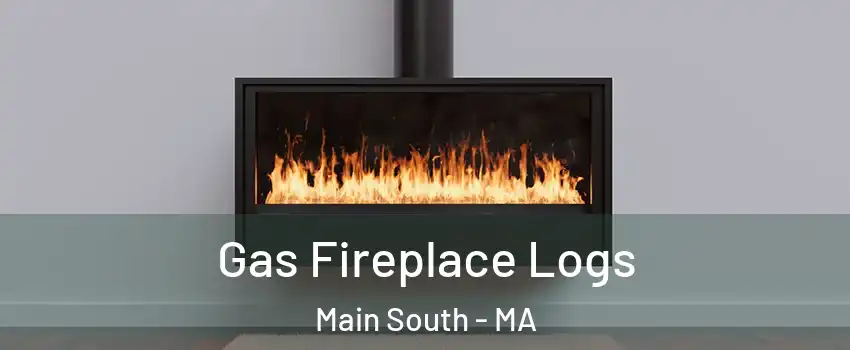 Gas Fireplace Logs Main South - MA