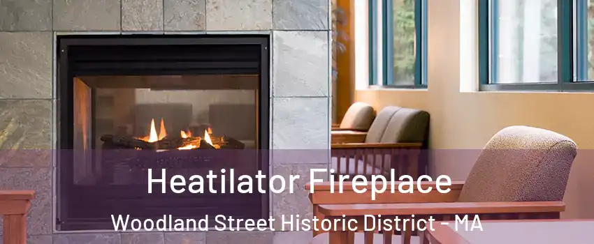 Heatilator Fireplace Woodland Street Historic District - MA