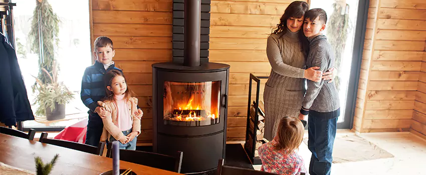 Morso Cast Iron Fireplace Insert Installation in Green Island, Massachusetts