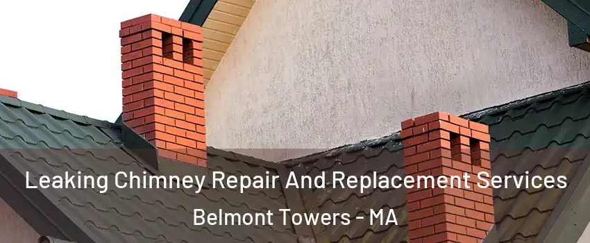 Leaking Chimney Repair And Replacement Services Belmont Towers - MA