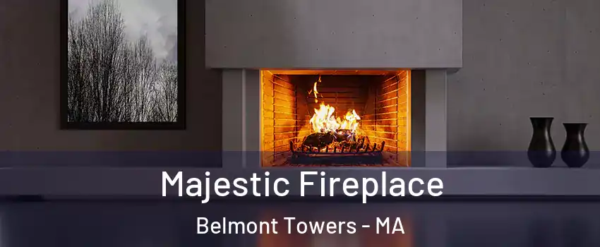 Majestic Fireplace Belmont Towers - MA