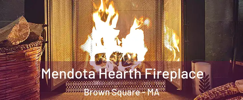 Mendota Hearth Fireplace Brown Square - MA