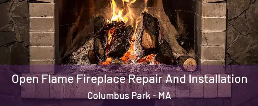 Open Flame Fireplace Repair And Installation Columbus Park - MA