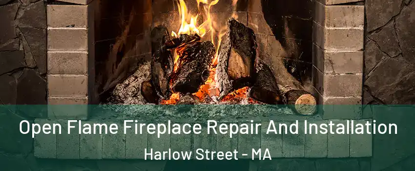 Open Flame Fireplace Repair And Installation Harlow Street - MA