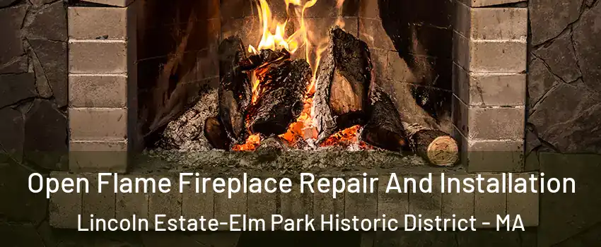 Open Flame Fireplace Repair And Installation Lincoln Estate-Elm Park Historic District - MA