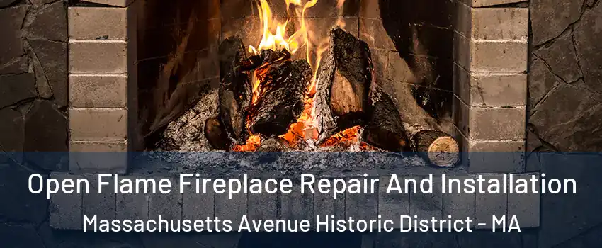 Open Flame Fireplace Repair And Installation Massachusetts Avenue Historic District - MA