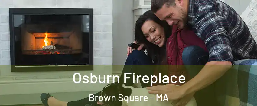 Osburn Fireplace Brown Square - MA