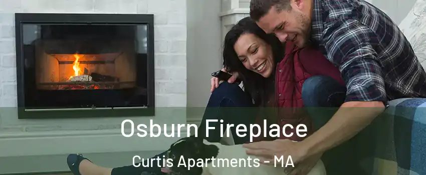 Osburn Fireplace Curtis Apartments - MA