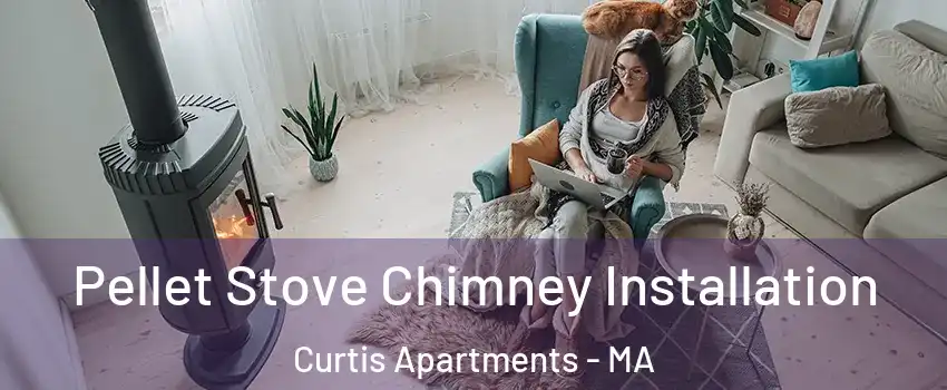 Pellet Stove Chimney Installation Curtis Apartments - MA