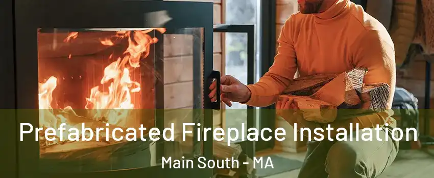 Prefabricated Fireplace Installation Main South - MA