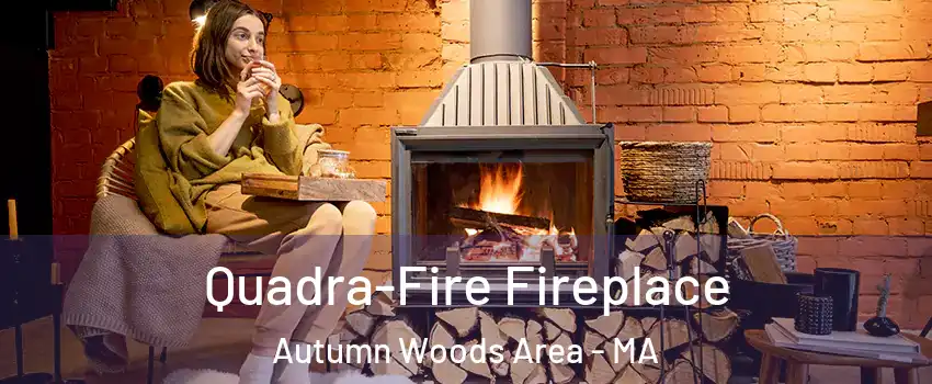 Quadra-Fire Fireplace Autumn Woods Area - MA